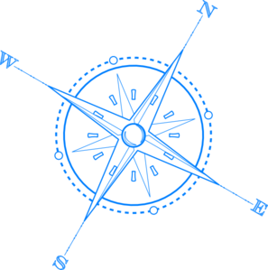 Blue Compass Clip Art at  - vector clip art online, royalty free &  public domain