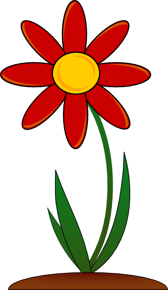 Download Red Flower Clip Art at Clker.com - vector clip art online, royalty free & public domain