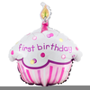 Girls St Birthday Clipart Image