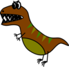 Dino: Very Simple Bd Style T-rex Clip Art