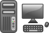 Computer Desktop Clip Art