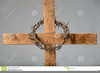 Cross With Crown Of Thorns Clipart Image