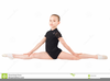 Girls Gymnastics Clipart Image