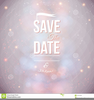 Holiday Save The Date Clipart Image