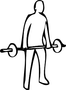 Weight Lifting 2 Clip Art at Clker.com - vector clip art online