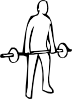 Weight Lifting 2 Clip Art