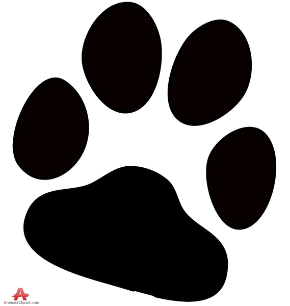 Free Dog Paw Print Clipart | Free Images at Clker.com - vector clip art