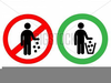 People Littering Clipart Image