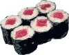 Tekka Maki Sushi Clip Art