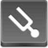 Free Grey Button Icons Tuning Fork Image