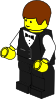 Lego Town Waiter Clip Art