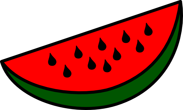 Watermelon Wedge Clip Art at Clker com vector clip art 