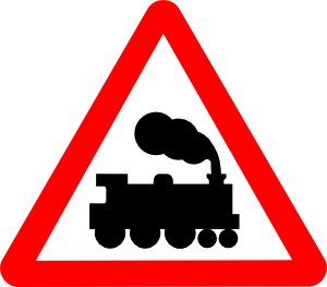 Train Road Signs Clip Art