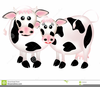 Animated Cow Clipart Image