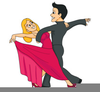 Old Couple Dancing Clipart Image