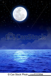 Over The Moon Clipart Image