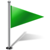 Flag Right Green 256 Image