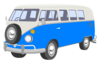 Blue Camper Van Clip Art