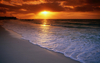 Beach Sunset Wallpaper Image