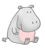 Clipart Hippopotomus Image