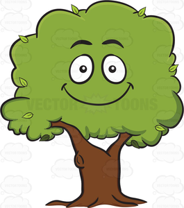 Free Clipart Cartoon Trees | Free Images at Clker.com - vector clip art