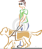 Blind Man Clipart Image