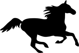 Free Running Horse Clipart Image