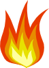 Flame 1 Clip Art