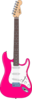 Pink Guitar Clip Art