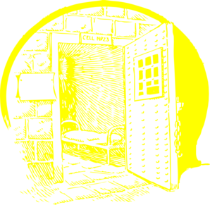 Yellow Jail Cell Clip Art