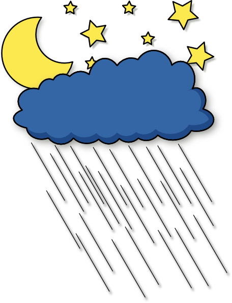 Rainy Night Clip Art at Clker.com - vector clip art online, royalty