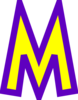 M Letter Clip Art