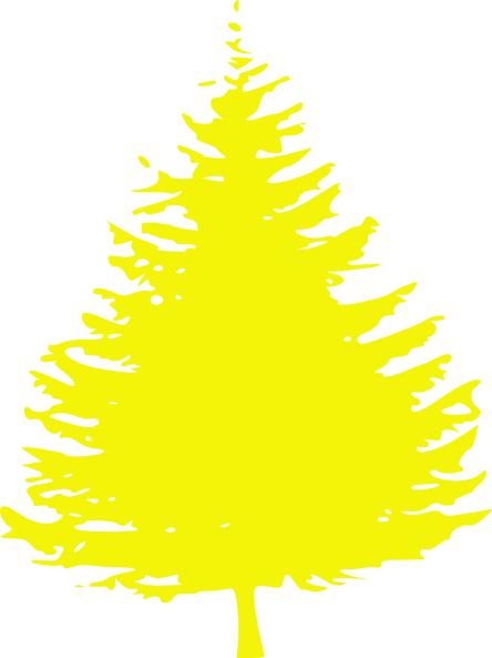 Short Tree Yellow Clip Art at Clker.com - vector clip art online