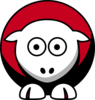 Sheep Cincinnati Reds Team Colors Clip Art