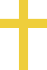 Cross- Yellow Clip Art