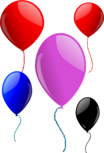 Balloons Clip Art at Clker.com - vector clip art online, royalty free