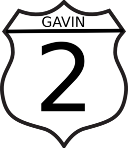 Route Gavin 2 Clip Art