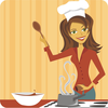 Chef Lady Clipart Image