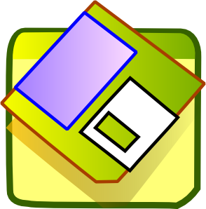 Floppy Disk Save Icon Clip Art