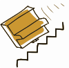 Addon Piano Falls Down Stairs Clip Art