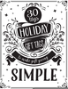 Holiday Gift Tag Clipart Image