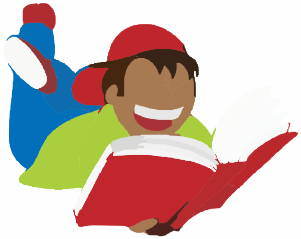 Boy Reading Clip Art at Clker.com - vector clip art online, royalty free & public domain
