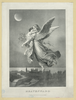 Flying Angel Carrying Baby Night Image