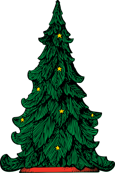 Christmas Tree Clip Art at Clker.com - vector clip art online, royalty