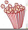 Popcorn Tub Clipart Image