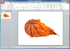 Clipart Basketball With Flames Microsoft Free Image