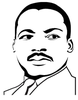Martin L King Clipart Image