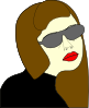 Russian Spy Girl Clip Art