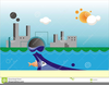 Clipart Of Water Pollution Image