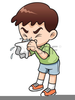 Boy Sneezing Clipart Image